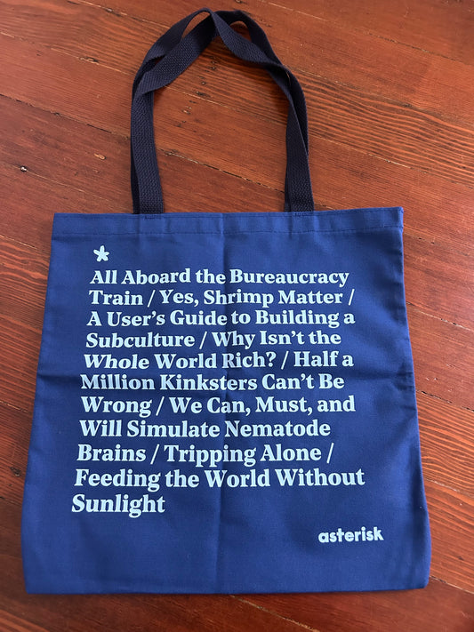 Asterisk Tote - Royal Blue