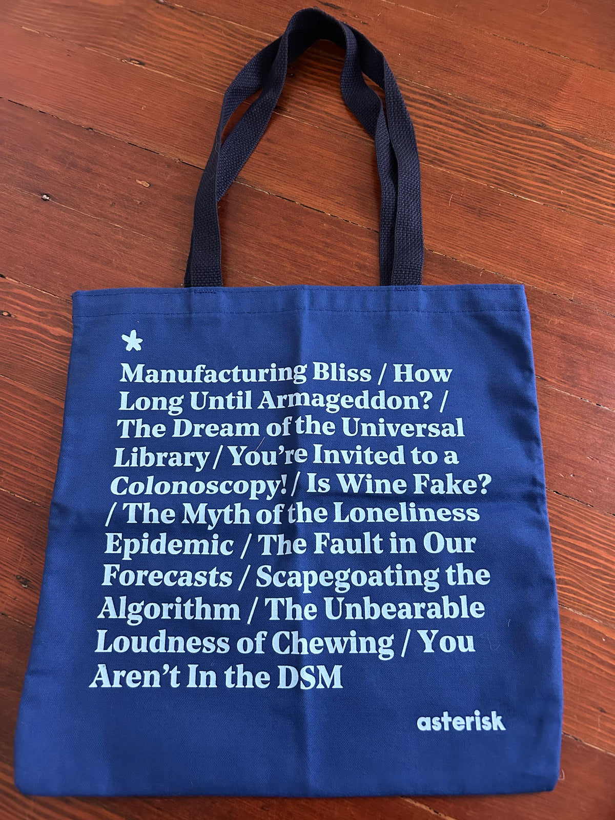 Asterisk Tote - Royal Blue
