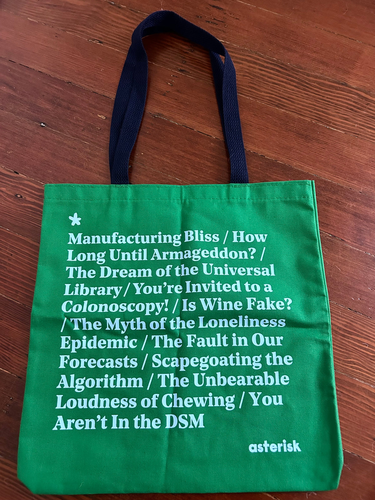 Asterisk Tote - Kelly Green