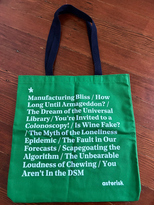 Asterisk Tote - Kelly Green